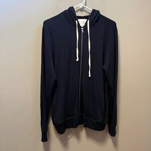 The Wheat Collection Richmond Unisex Zip‎ Hoodie Tencel French Terry Small